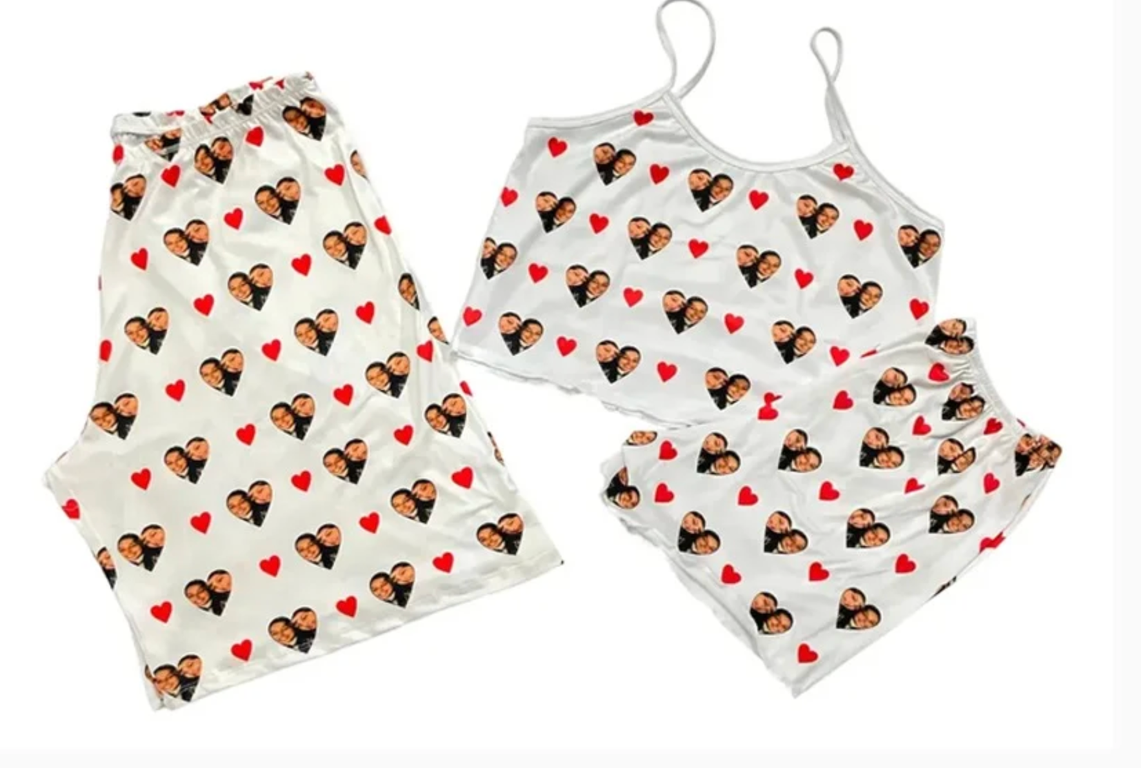 Kit Pijama Personalizado Com Foto Feminino E Masculino
